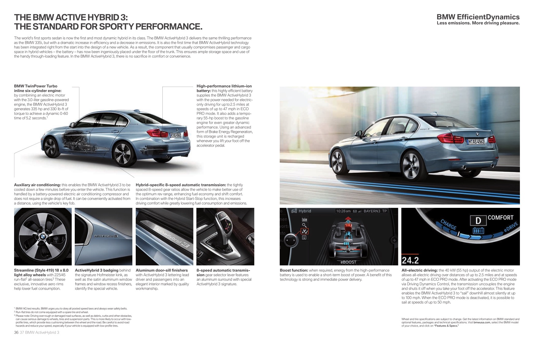 2013 BMW 3 Series Sedan Brochure Page 27